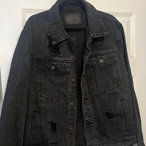 Men's Black Denim Jacket